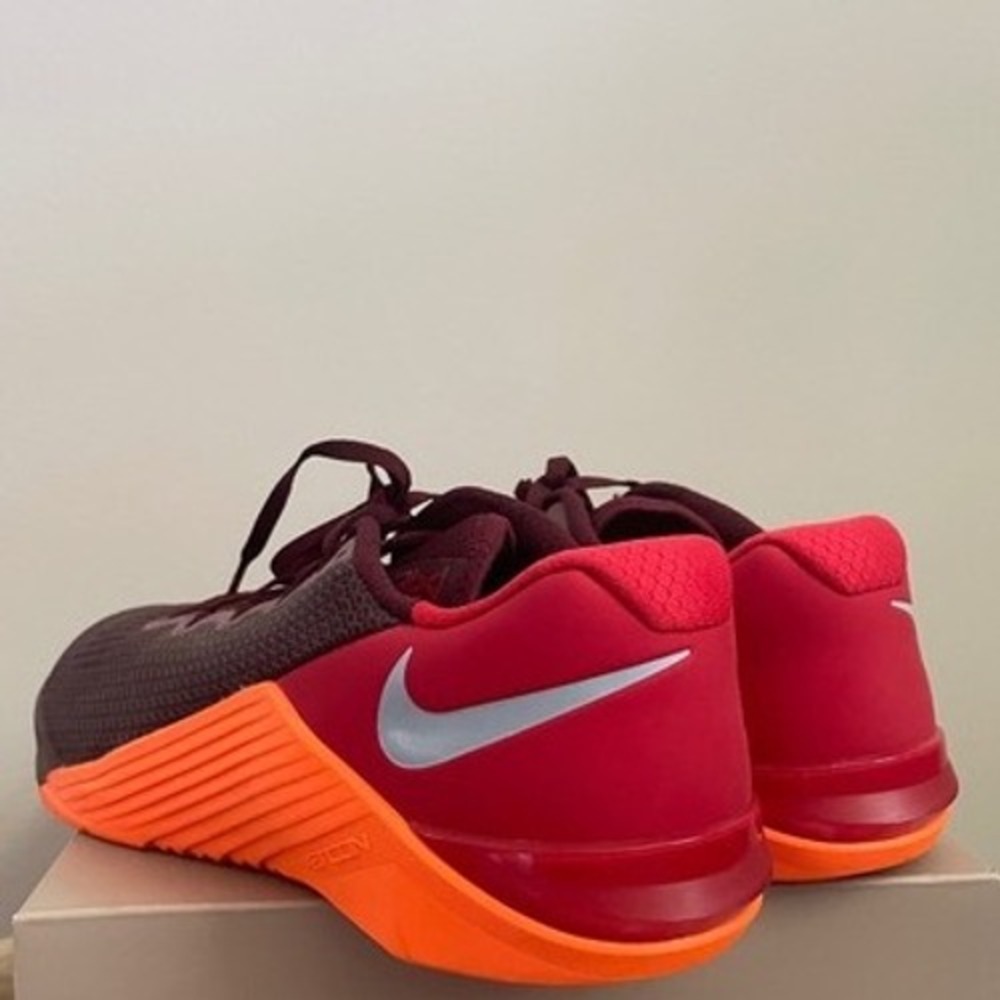 Nike Metcon 5 Maroon Red Orange Size Men's 11.5 EUC - Picture 6 of 16